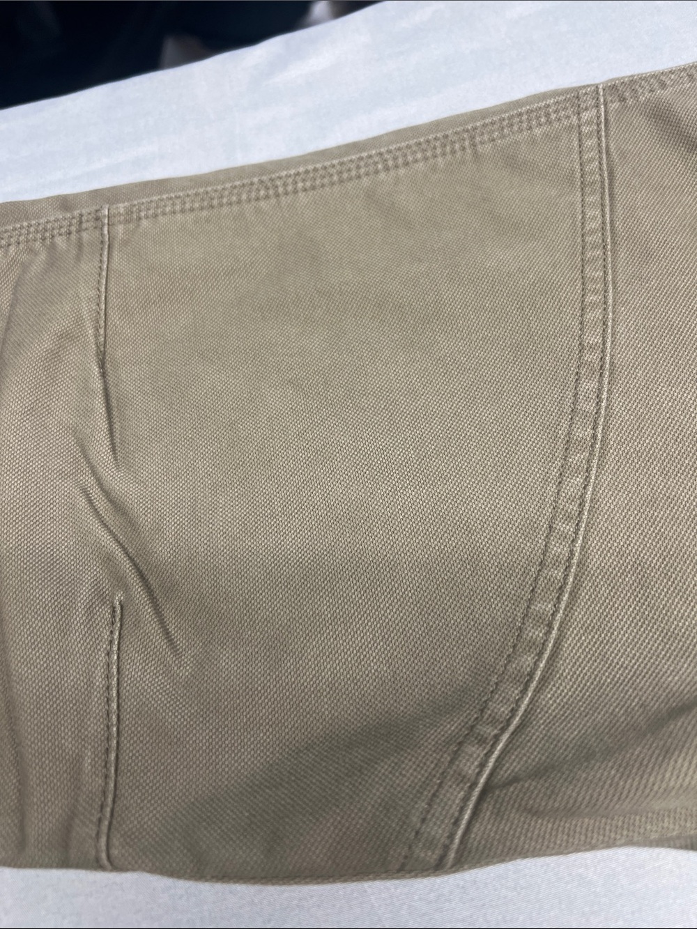 Wrangler Khaki Work Pants with Flared Leg - Picture 7 of 10